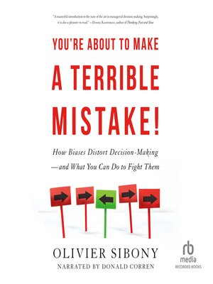 You're About to Make a Terrible Mistake! - Audiobook